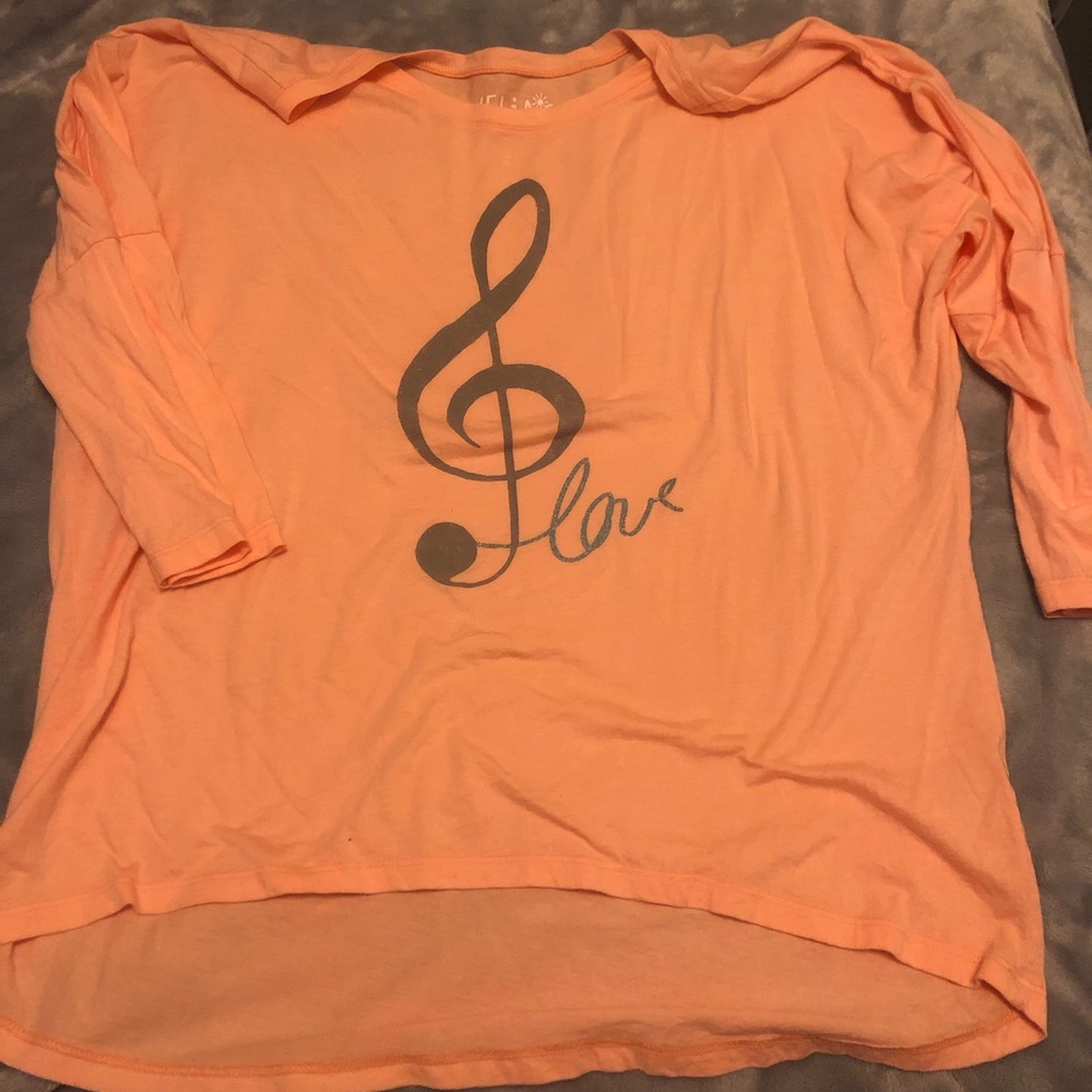 XL Delia’s Coral music tee